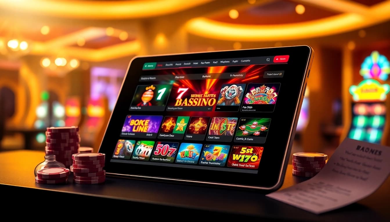 Experience luxury online gaming at https://58win.cafe/ with colorful poker chips and vibrant slot icons.