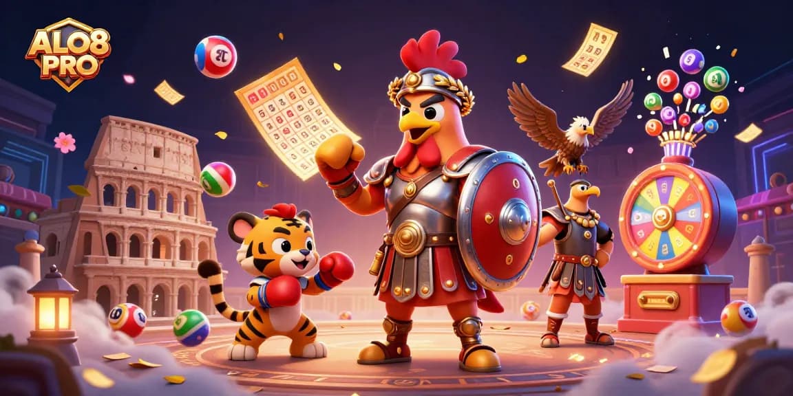 Experience thrilling gaming moments with ALO8 PRO in a vibrant, dynamic online casino scene.