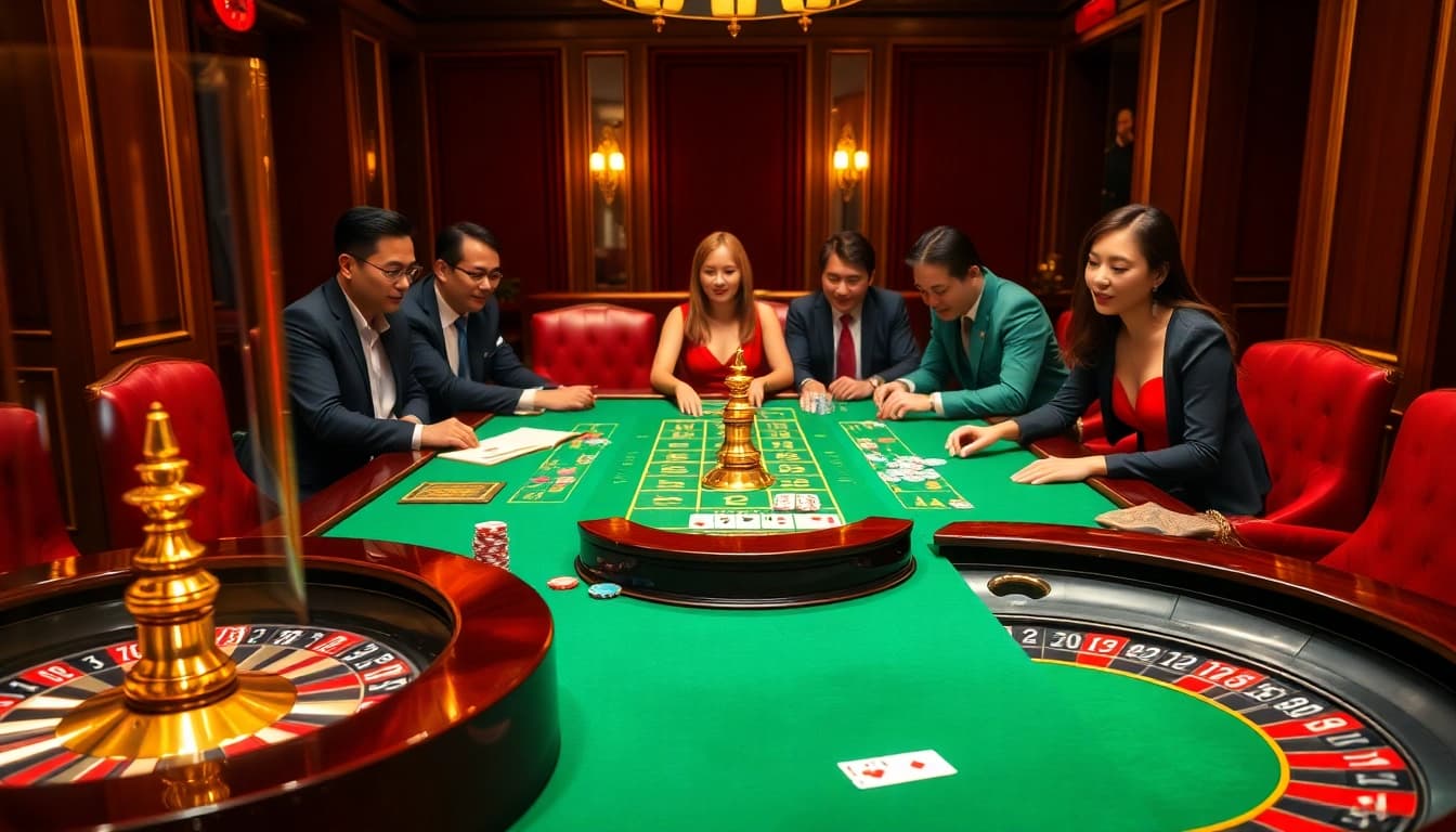 Engage in the thrilling experience of ĐĂNG KÝ LUCK8 with vibrant casino gaming elements.