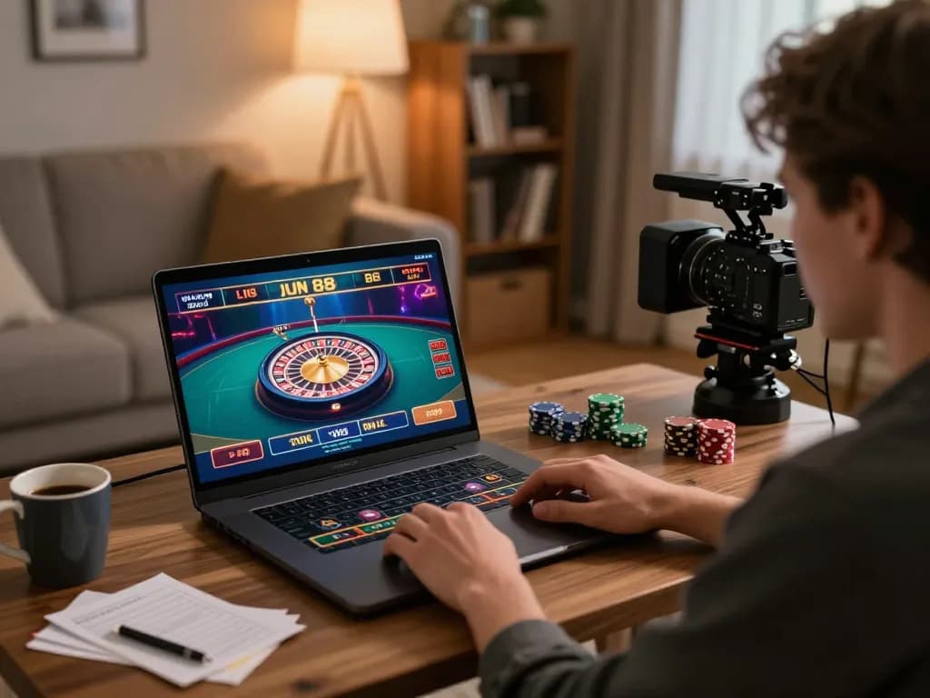 Engaging gameplay on jun 88 online casino, highlighting a live roulette table and player interaction