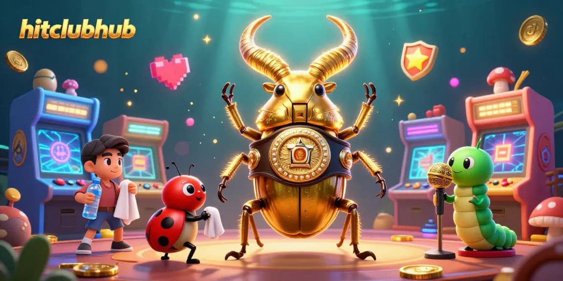 Join the fun at hitclubhub with a vibrant 3D casino scene featuring gaming excitement and dynamic characters.