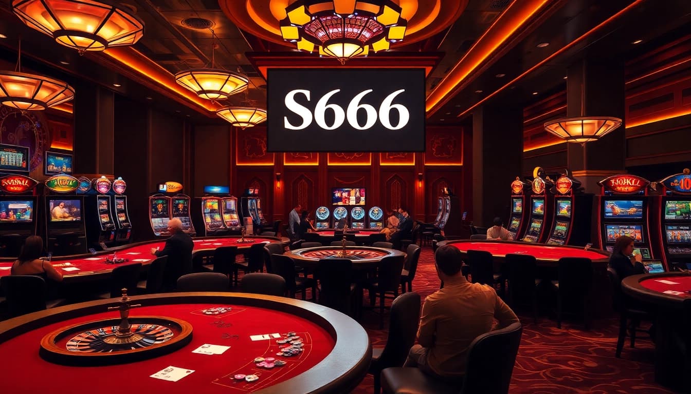 Join the thrilling world of gambling at S666 with exciting casino games and vibrant visuals.