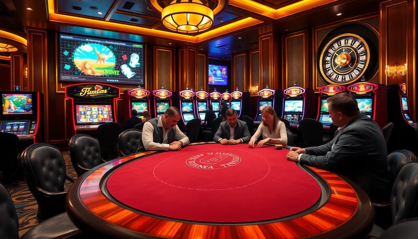 Join the excitement of daga gambling at a luxurious casino table.
