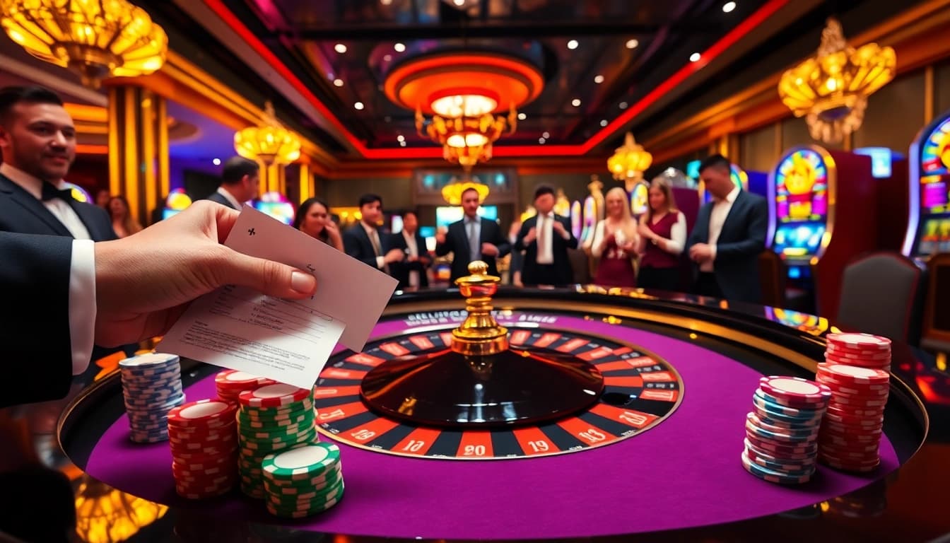 Excited players at an RR99 casino roulette table, showcasing high-stakes gambling.