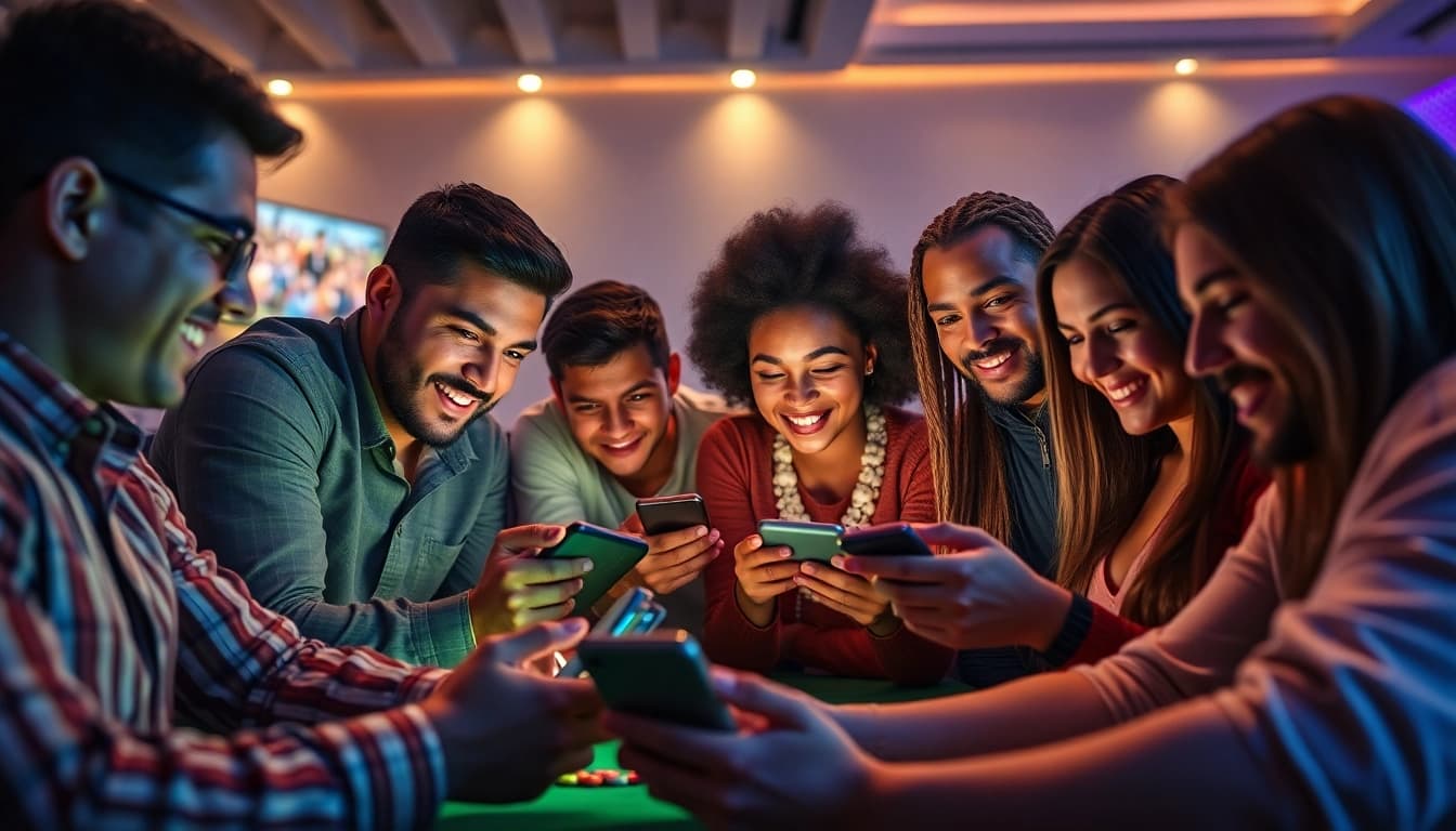 Exciting online gaming scene featuring diverse players enjoying the S8 platform.