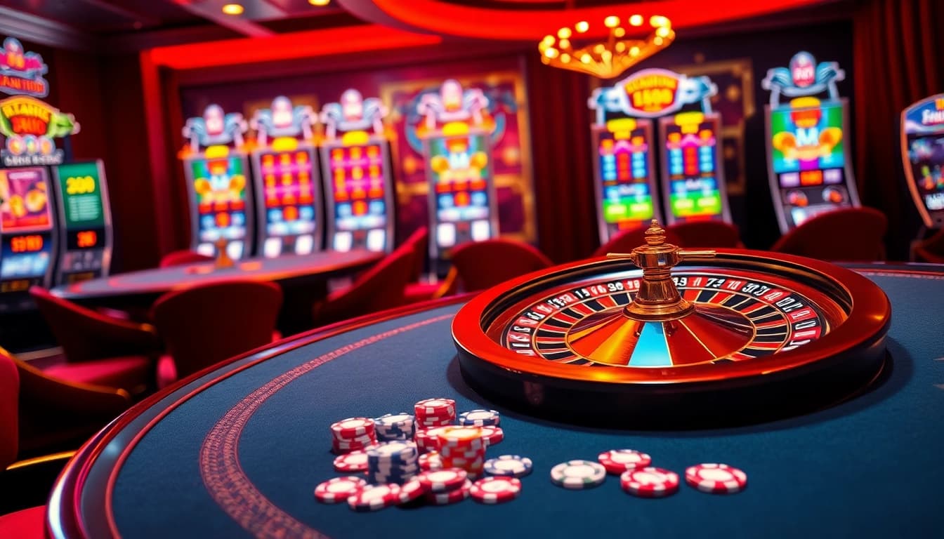 Experience the excitement of online gaming at trang chủ fly88 with luxurious casino gaming elements.