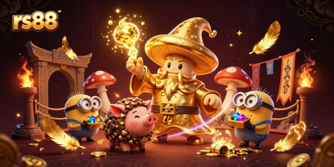 Experience thrilling gameplay at rs88 with golden treasures in an enchanted casino.