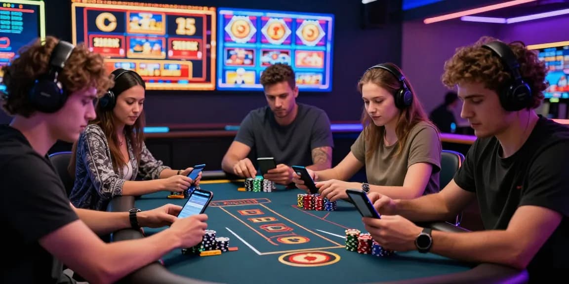 Discover the excitement of credit card casinos at dea.org.uk with players engaging in dynamic gameplay.
