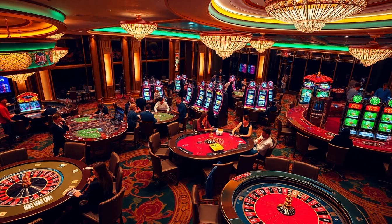Experience the excitement of open88 with vibrant casino games and dynamic players in action.