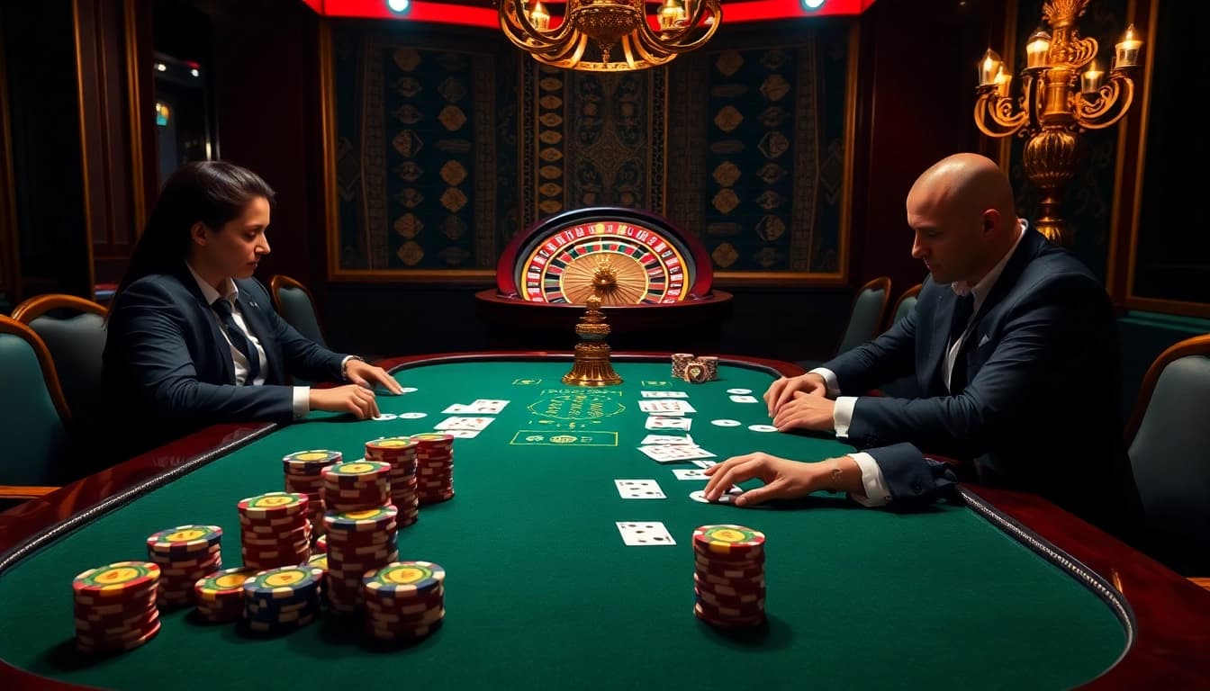 Experience high-stakes gaming at https://qq88z.net/ with poker chips, cards, and luxury casino atmosphere.