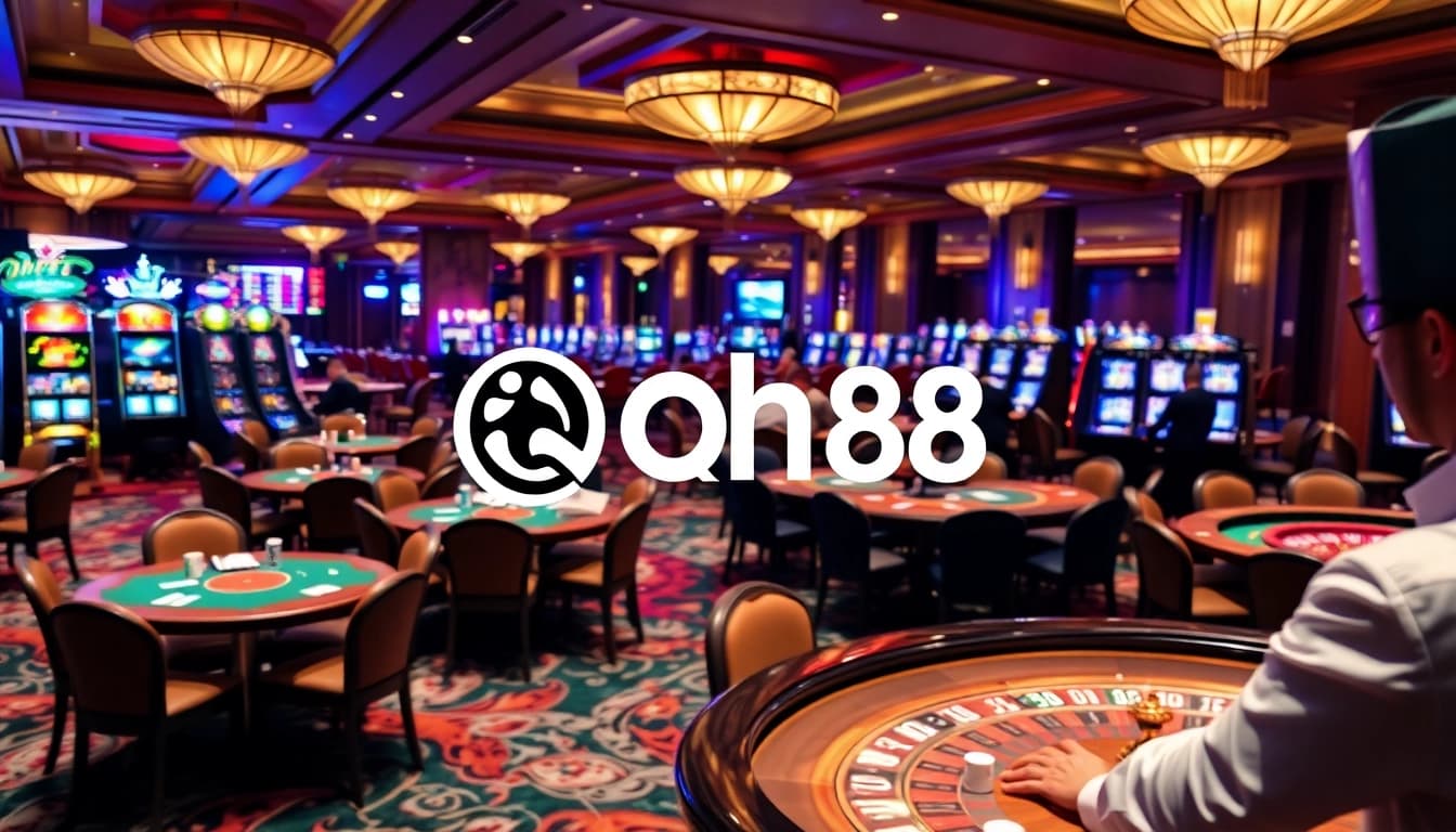 Experience the thrill of qh88 casino with vibrant tables, exciting games, and luxury ambiance.
