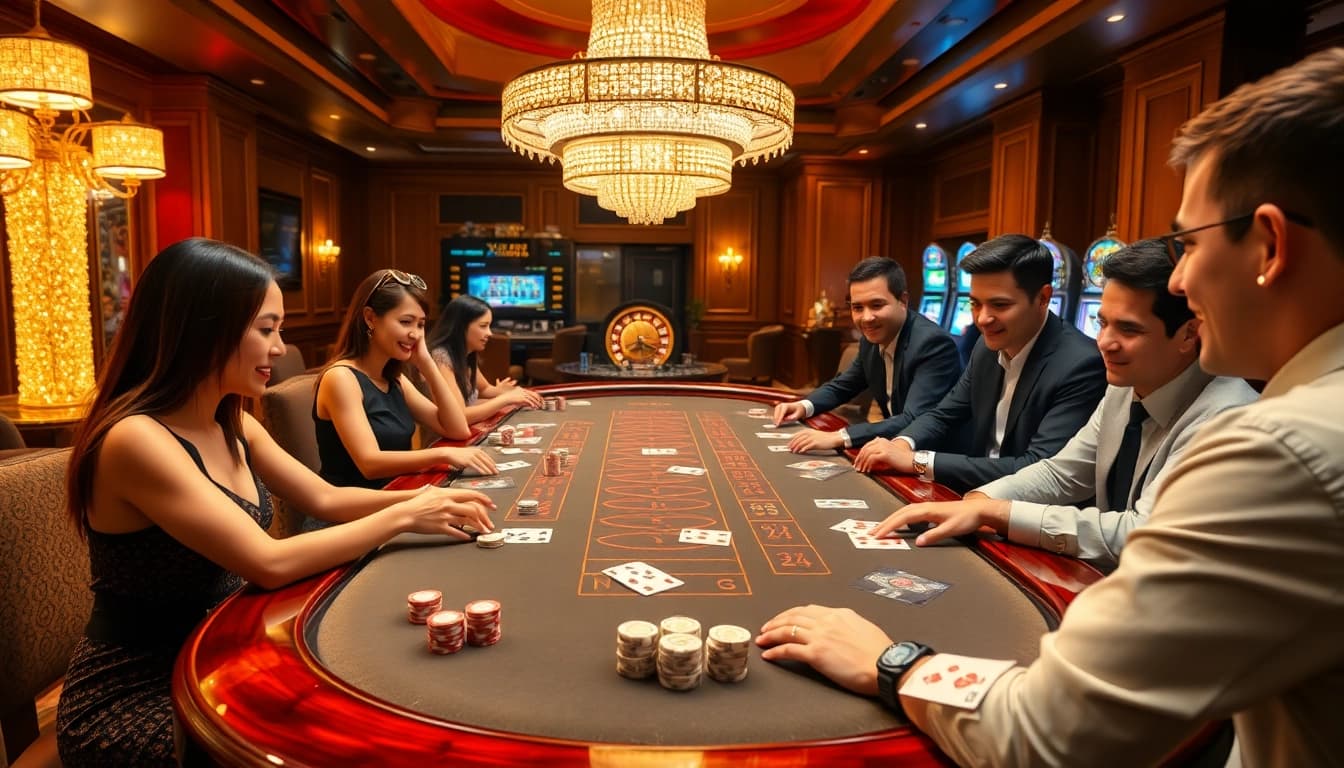 Experience exhilarating Baccarat action at XX88's luxurious gaming table, where players win big.