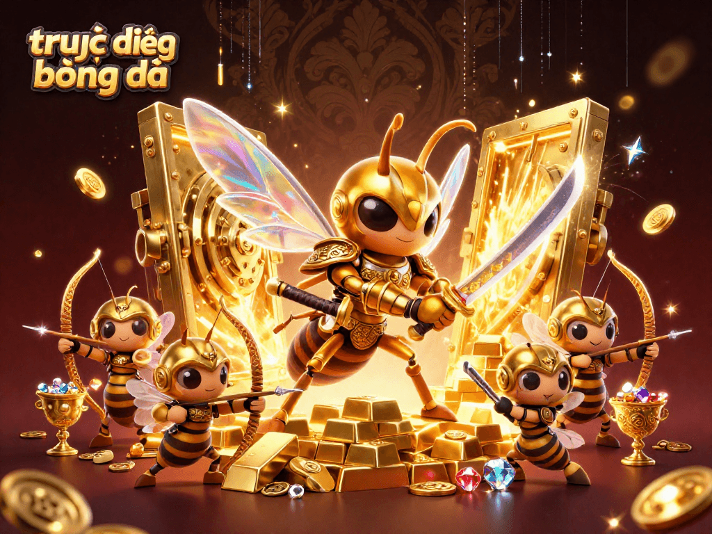 Experience trực tiếp bóng đá with our vibrant illustration showcasing gambling excitement and dynamic characters.