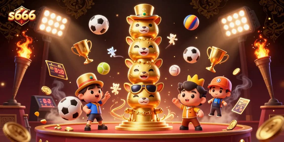 Experience the thrilling atmosphere of s666 sports betting with dynamic elements and vibrant characters.