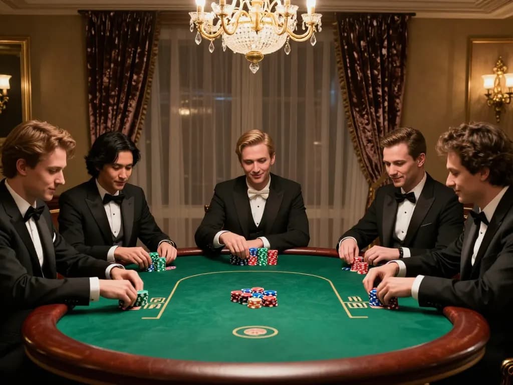 Engaged players showcasing high-stakes strategy at iwin club poker game