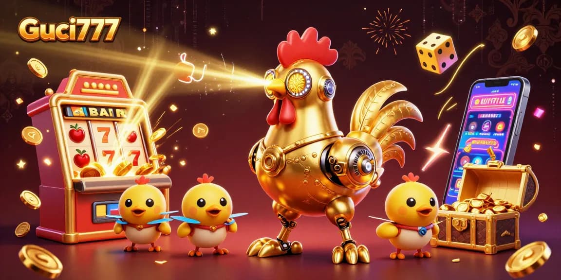 Guci777 menghadirkan jackpot slot dengan robot ayam emas dan drone anak ayam yang dinamis.