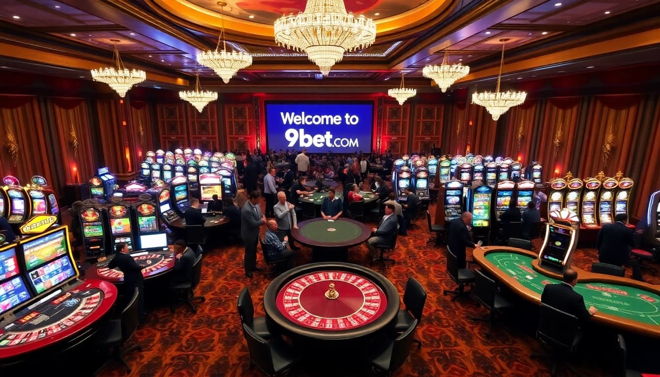 Experience the excitement at 9bet.com with a vibrant casino atmosphere full of gaming options.
