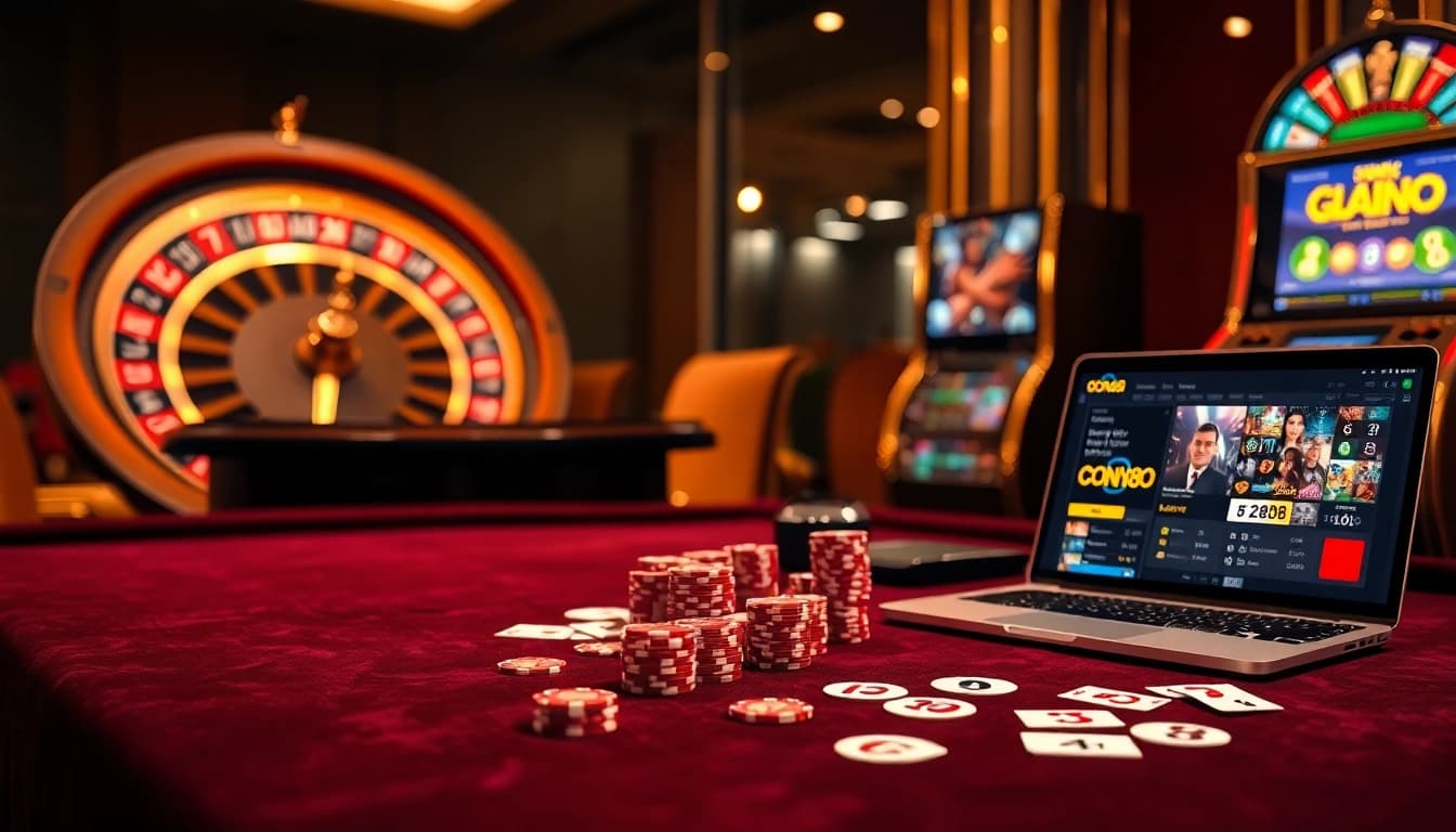 Experience the excitement of bong 88 gambling with vibrant casino tables and online betting interfaces.