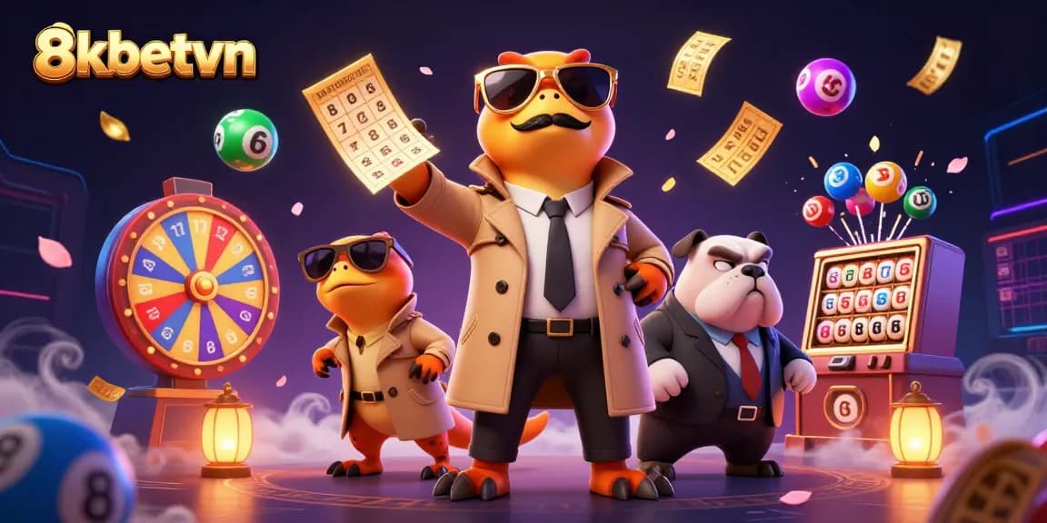 Experience the exciting world of 8kbetvn with playful raptors in a casino atmosphere.