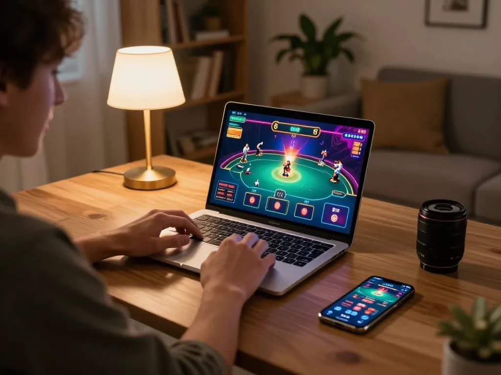 Player engaging in a strategic poker game on xi88, showcasing vibrant gameplay and responsible gaming practices.