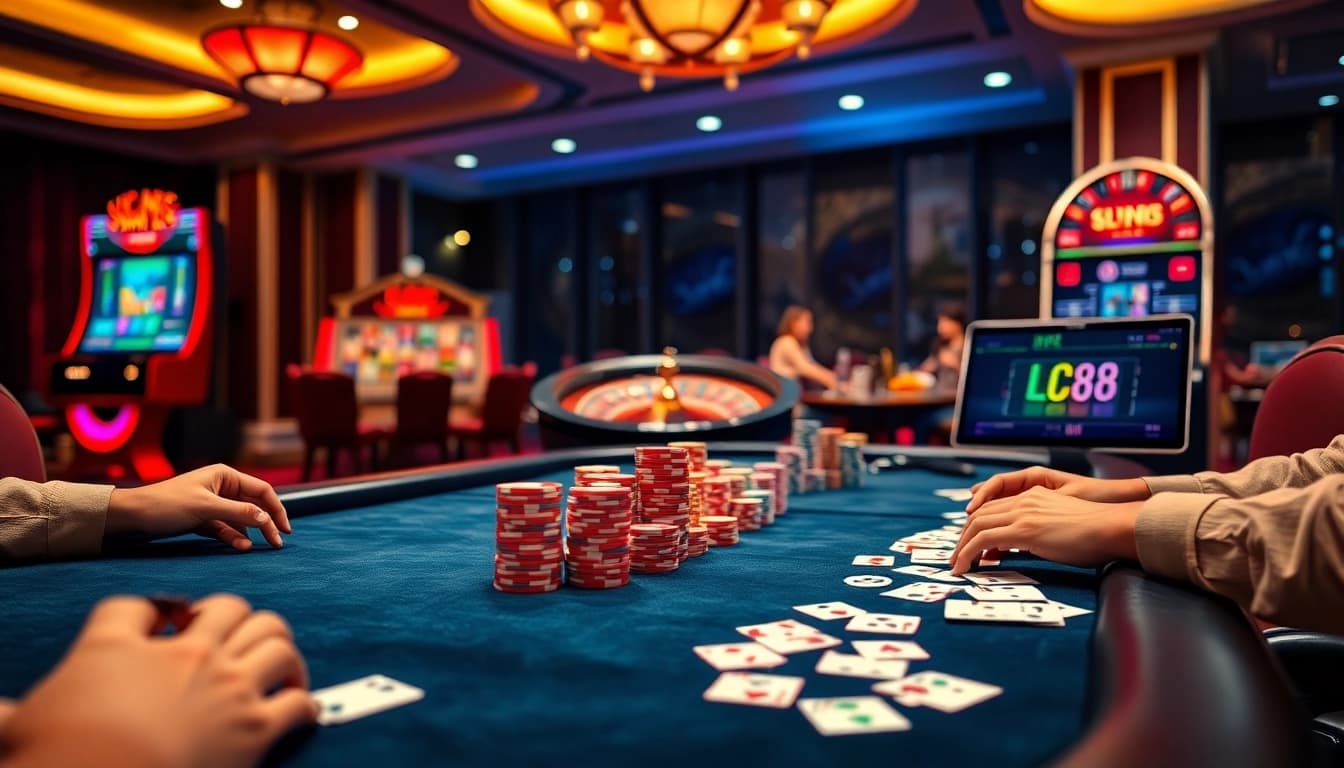 Experience the thrill of online gaming at https://lc88comm.com/ with exciting poker and slot games.