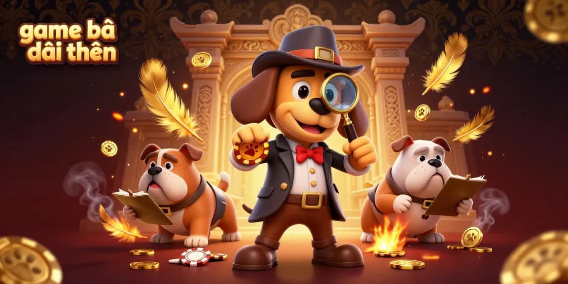 Betting action in the game bài đổi thưởng illustrated with cartoon characters and casino elements.