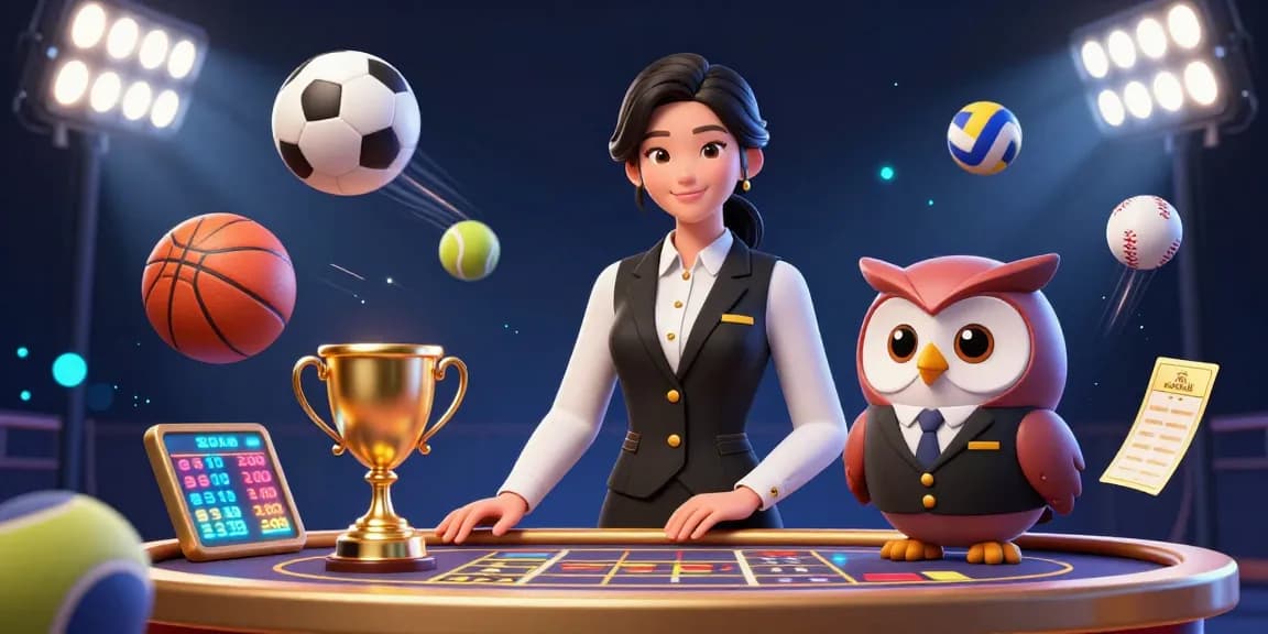 78WIN dealers managing baccarat at a vibrant casino scene with dynamic elements.