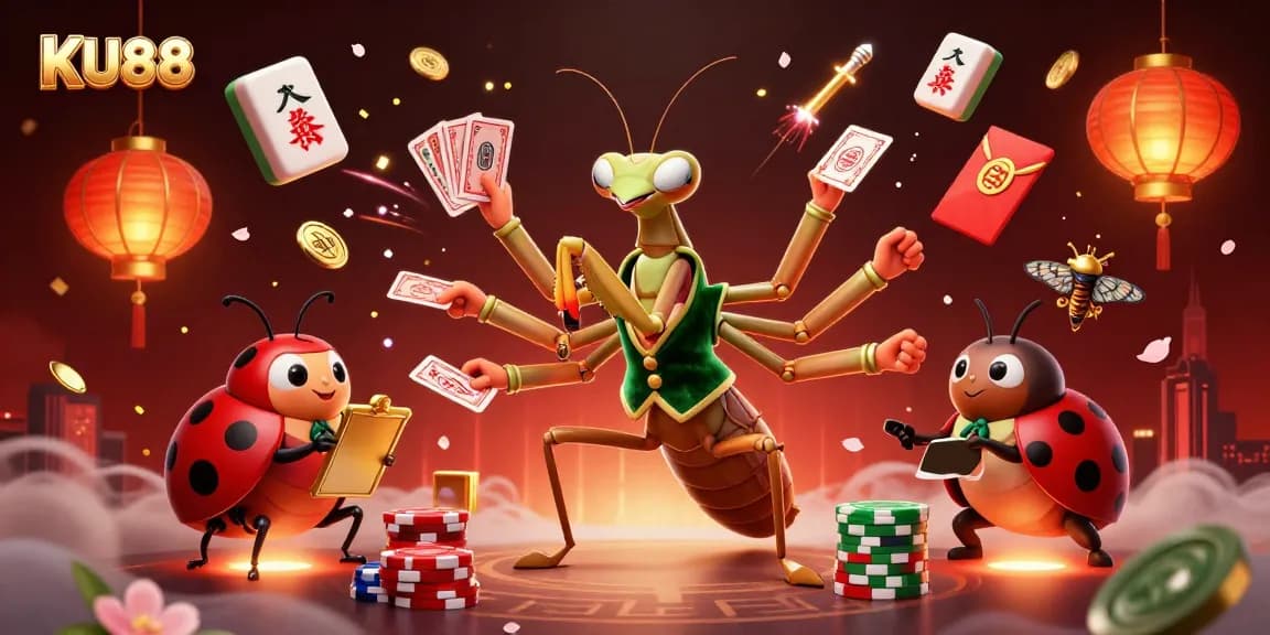 Experience exciting gameplay at KU88 Casino with vibrant casino characters and dynamic elements.