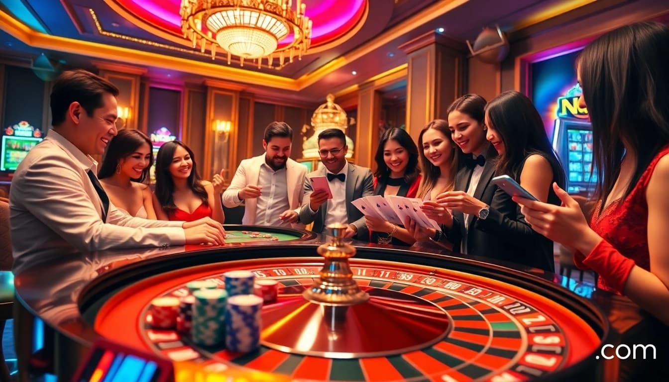Celebrate a win at nn88.com with vibrant casino games and exciting betting activities.