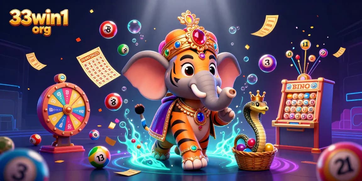 Experience thrilling gameplay at 33win1 org with vibrant casino atmosphere illustrated.