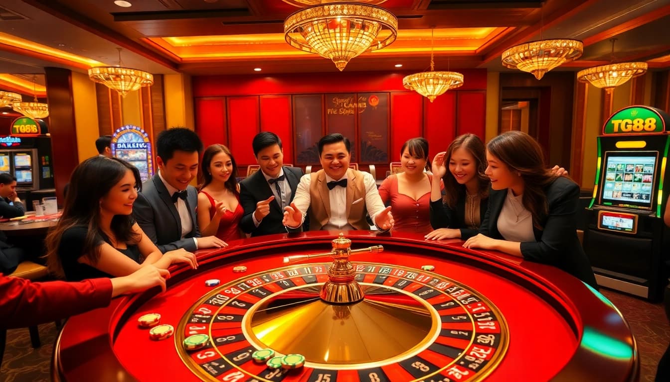 Experience the excitement at TG88's online casino with vibrant games and dynamic players.