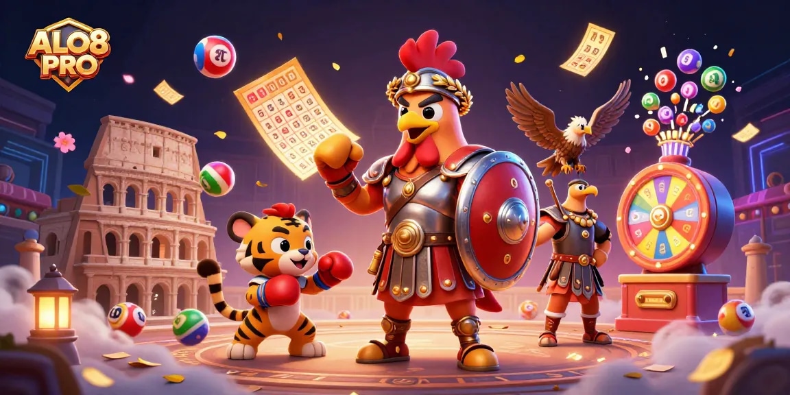 Experience thrilling gaming moments with ALO8 PRO in a vibrant, dynamic online casino scene.