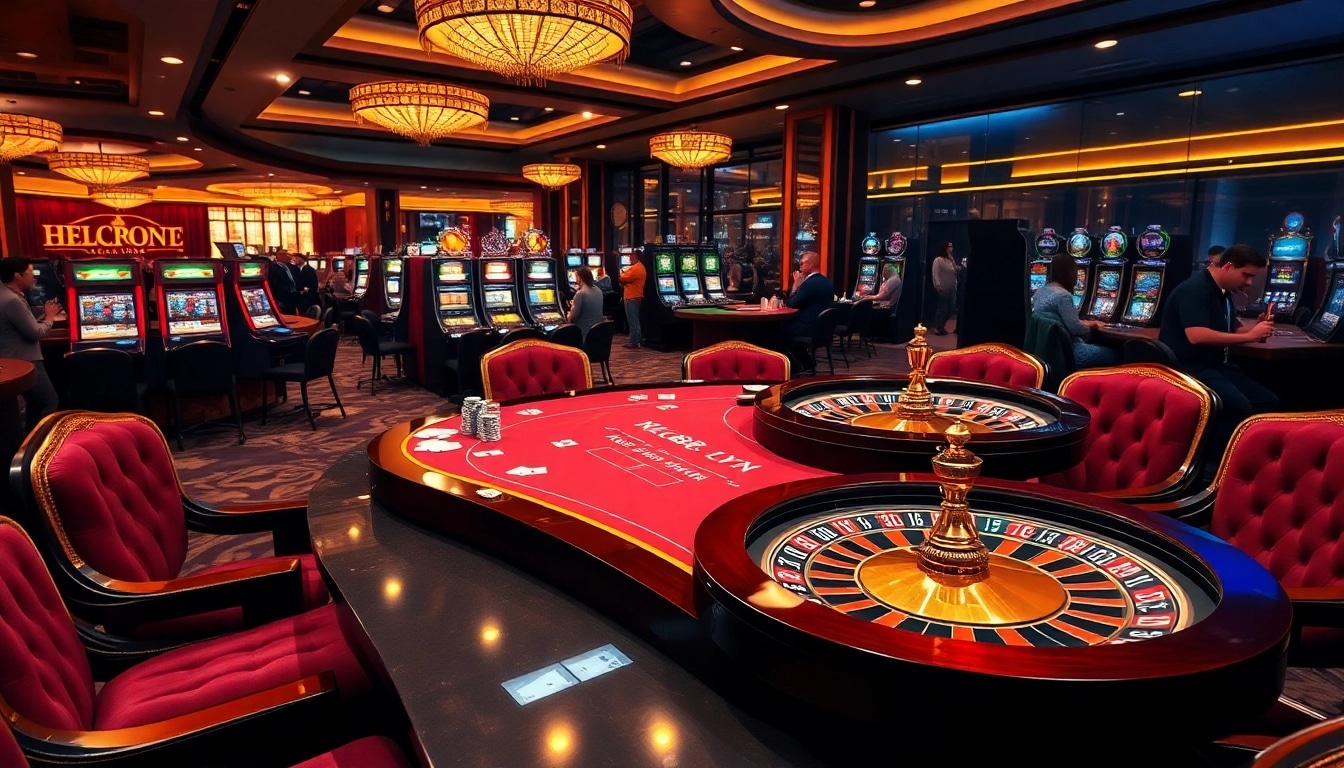 Experience the thrill of betting at https://mm88.vin/ with vibrant casino tables and eager gamblers.