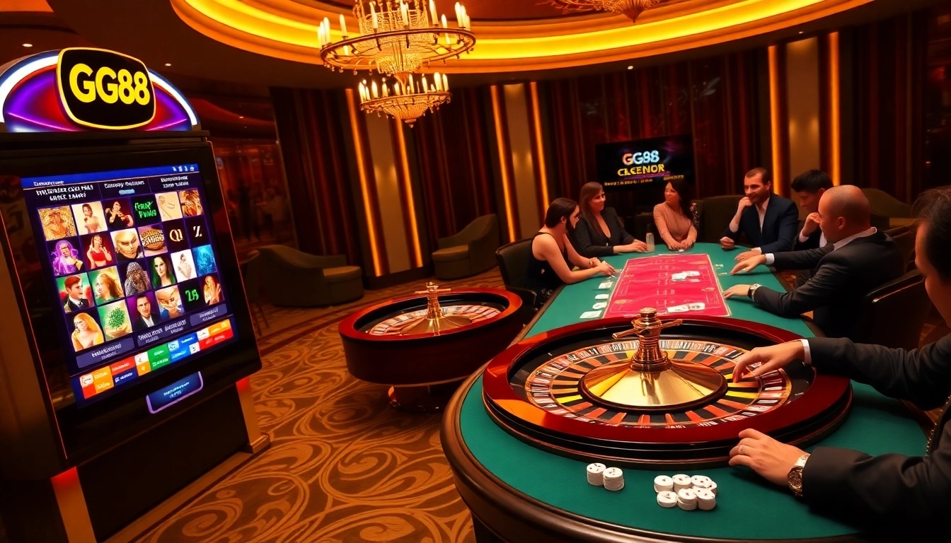 Experience GG88's thrilling online gambling with vibrant slots and exciting roulette.
