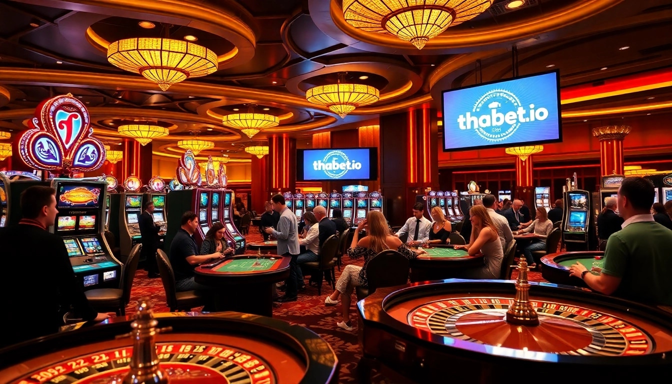 Experience the excitement of gambling with thabett.io at a luxurious casino filled with dynamic gaming.