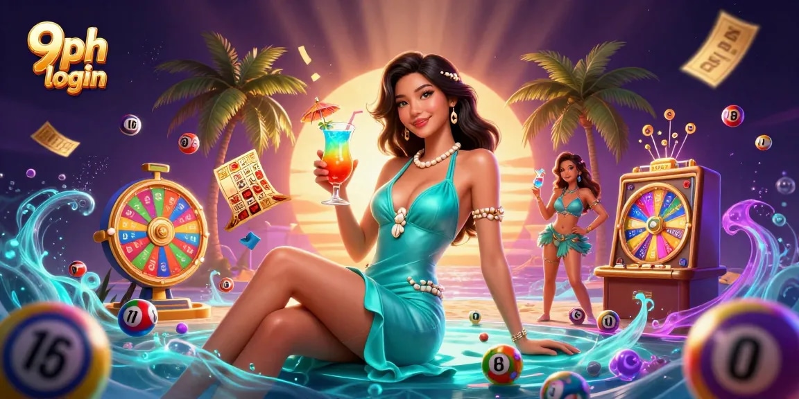 Experience seamless 9ph login access while enjoying a vibrant casino atmosphere with colorful gaming elements.