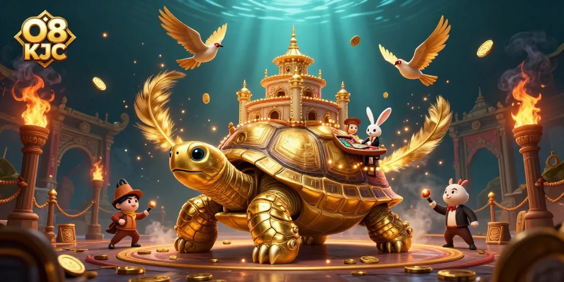 Join the excitement at O8 KJC with vibrant casino themes and a thrilling 3D illustration.