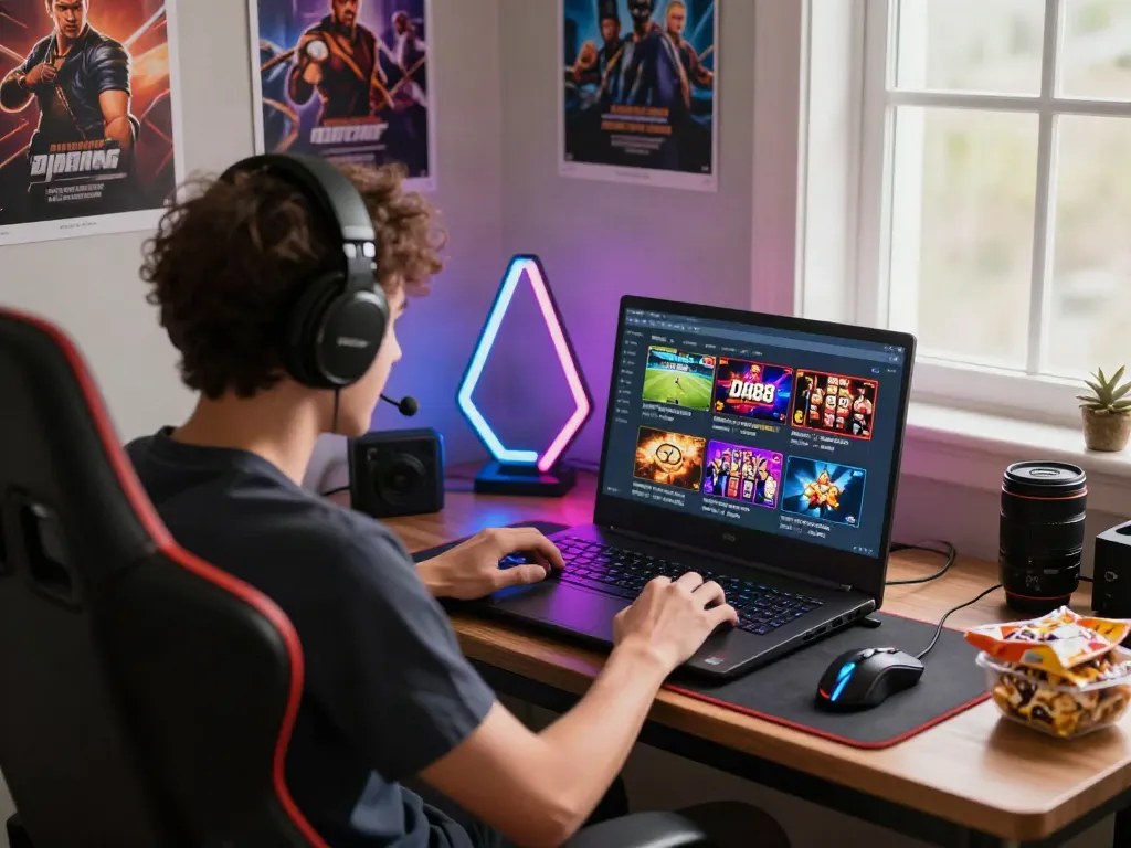 Explore DA88 gaming experience online with vibrant games and cozy atmosphere.