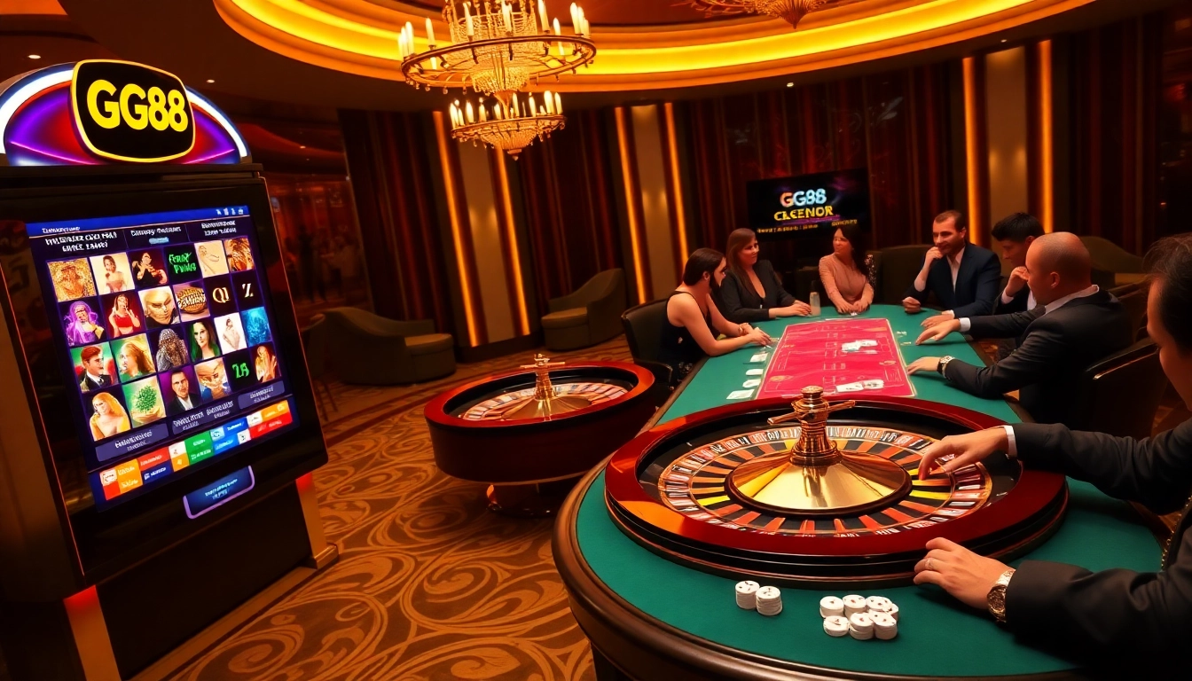 Experience GG88's thrilling online gambling with vibrant slots and exciting roulette.