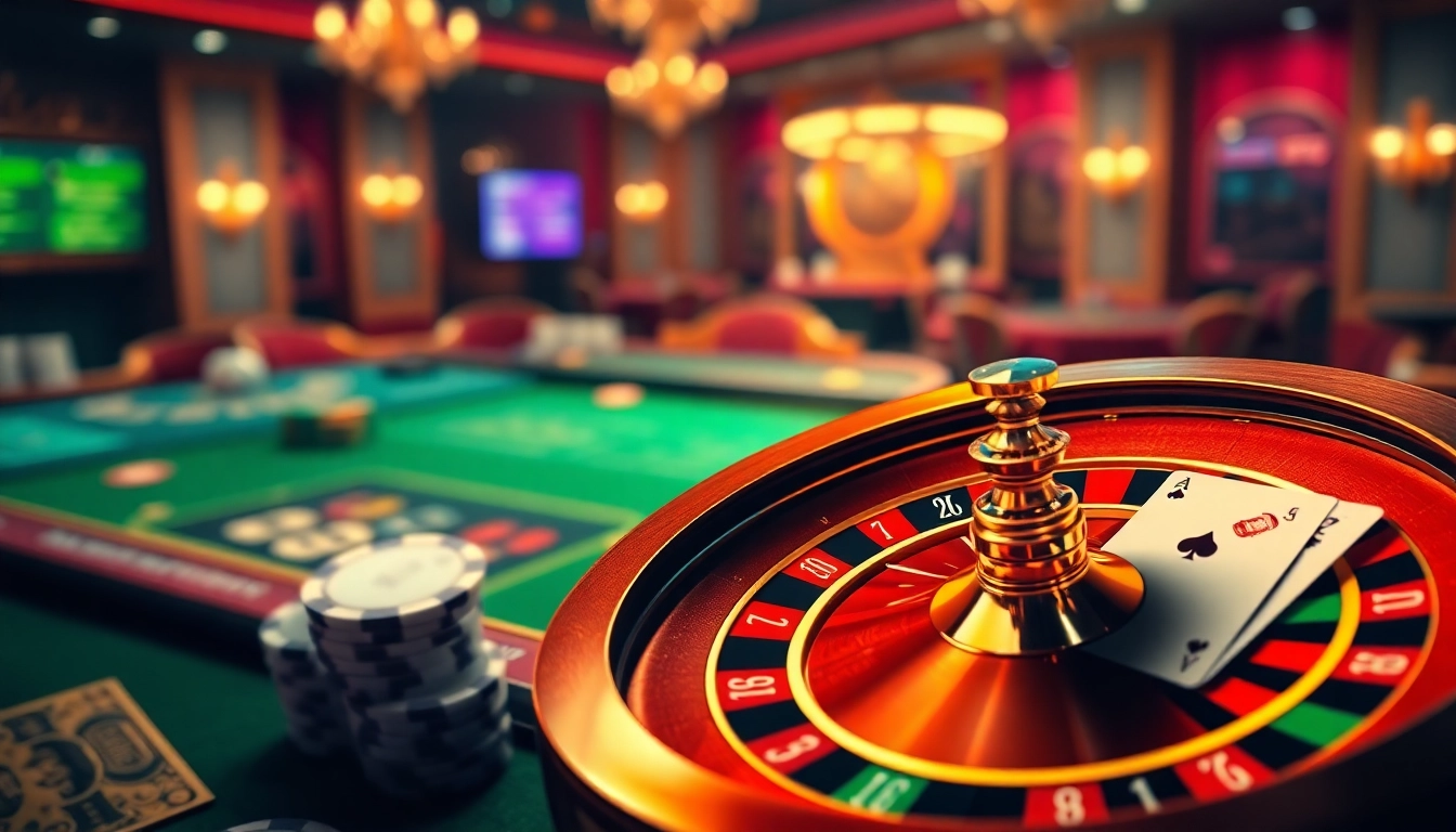 Experience thrilling online gambling at https://thabet.baby/ with interactive casino elements and vibrant atmosphere.