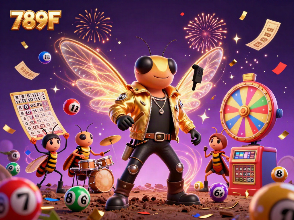 Experience the thrilling world of 789F with vibrant characters and exciting gaming elements.