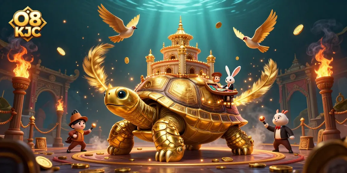 Join the excitement at O8 KJC with vibrant casino themes and a thrilling 3D illustration.