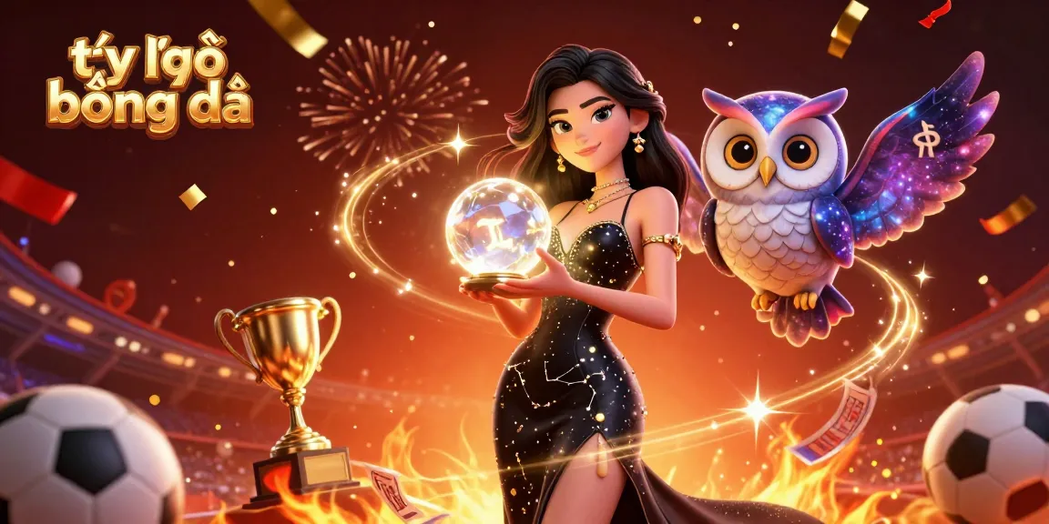 Explore tỷ lệ bóng đá with a vibrant 3D scene featuring sports elements and celebration effects.