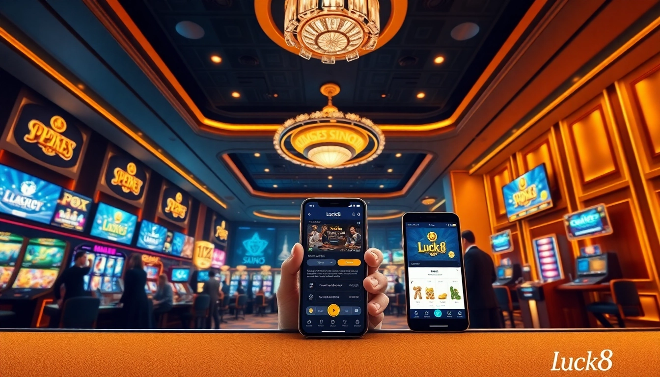 Explore the exciting world of online gaming at luck8win.live, featuring diverse casino options and a vibrant atmosphere.
