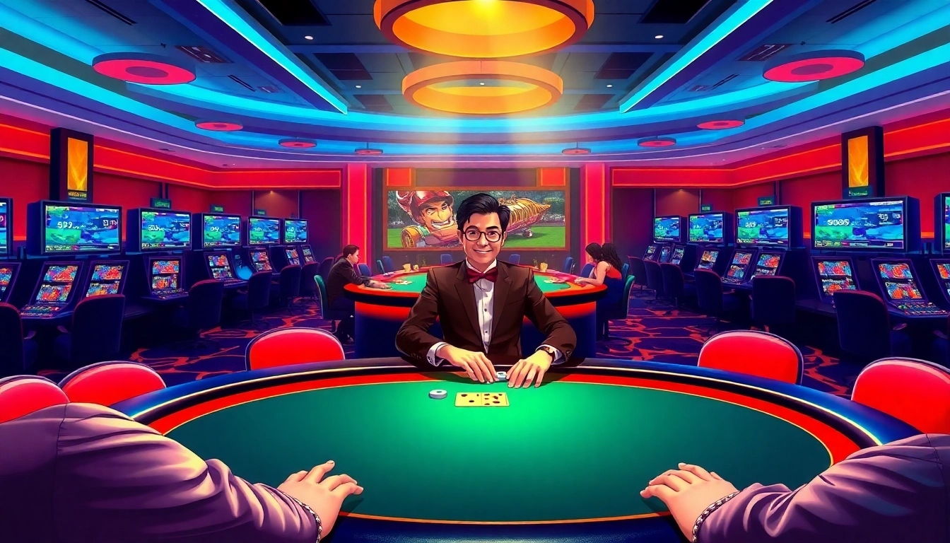 Exciting online gaming experience at new88go.com, featuring a welcoming casino atmosphere and vibrant gameplay.