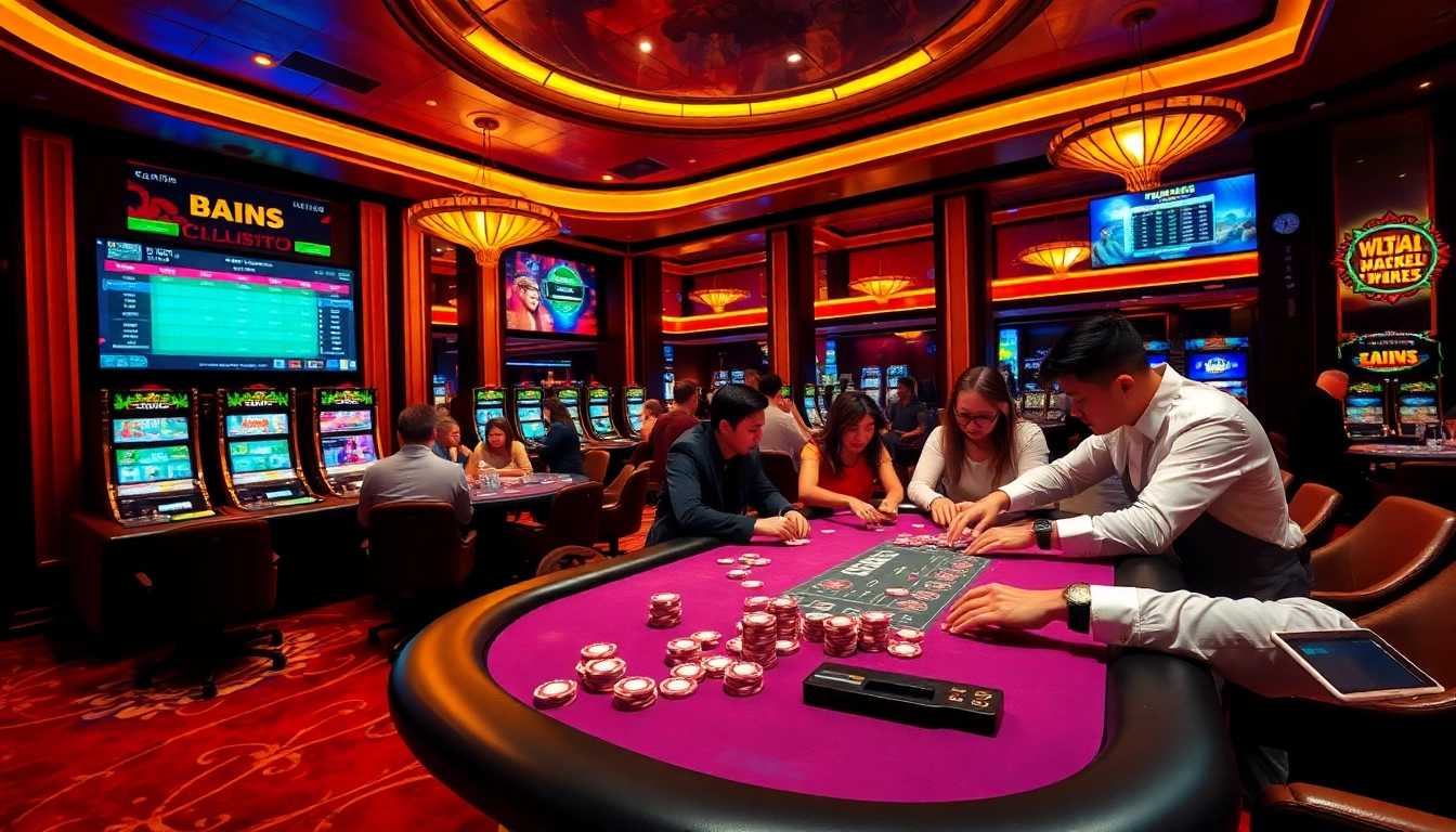 Experience the excitement of gambling at uu88vn.com with vibrant tables and slot machines.
