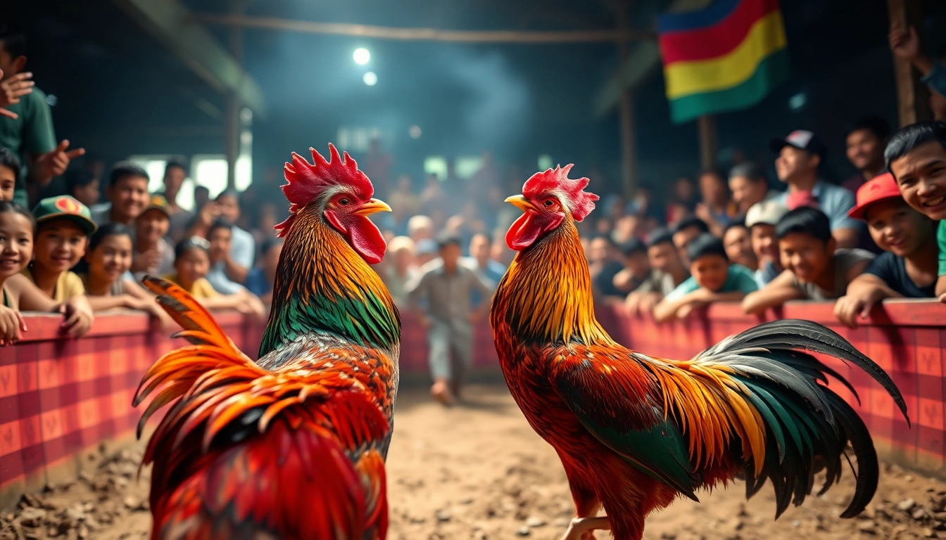DAGA's exciting chicken fight event highlights action at dagawin.live.