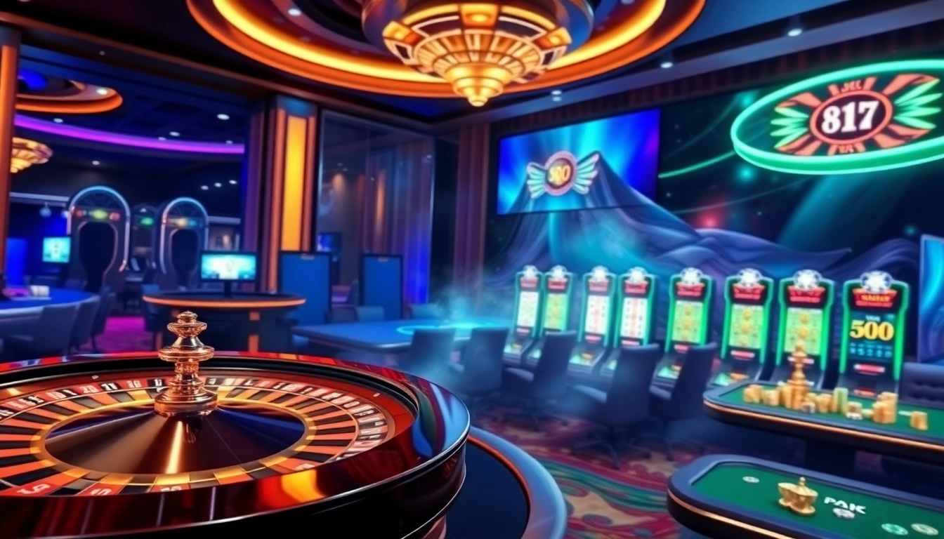 Experience the luxurious gaming atmosphere at https://au88.mex.com/ with thrilling roulette tables and engaging slot machines.