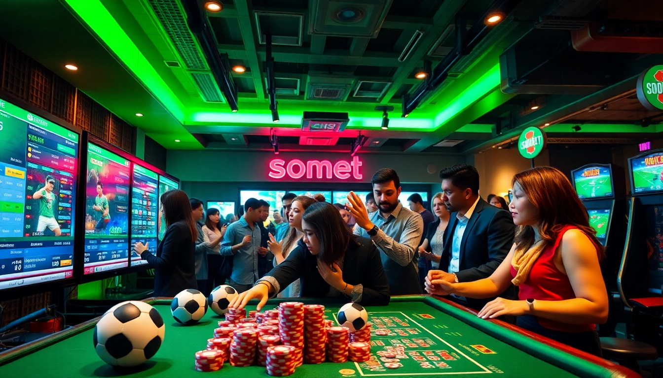Vibrant online betting scene at sbobet.dance showcasing diverse gaming activities.