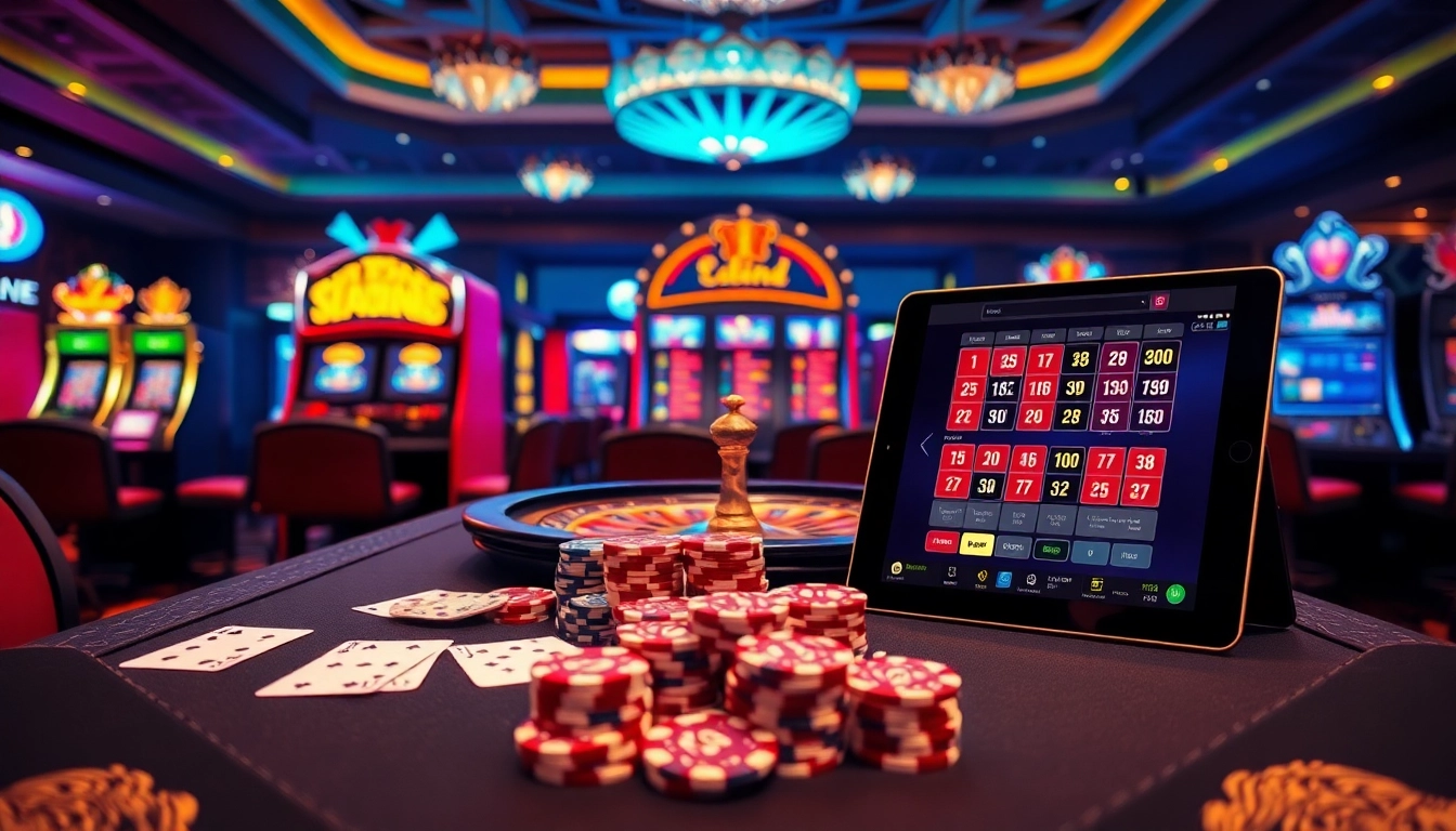 Experience the thrill of online gambling with https://sin88.app/ showcasing vibrant casino elements and exciting games.